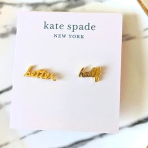 Kate Spade Mismatch Stud Earrings Say Yes Better Half